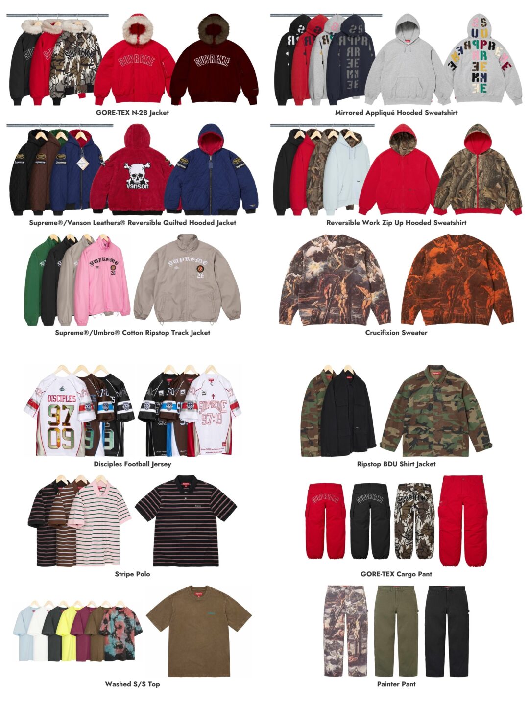 【SUPREME 2026 FW – シュプリーム 2026年 秋冬】国内 10/17 発売予定 – week 9に「Martine Rose」コラボアイテムなどが登場予定