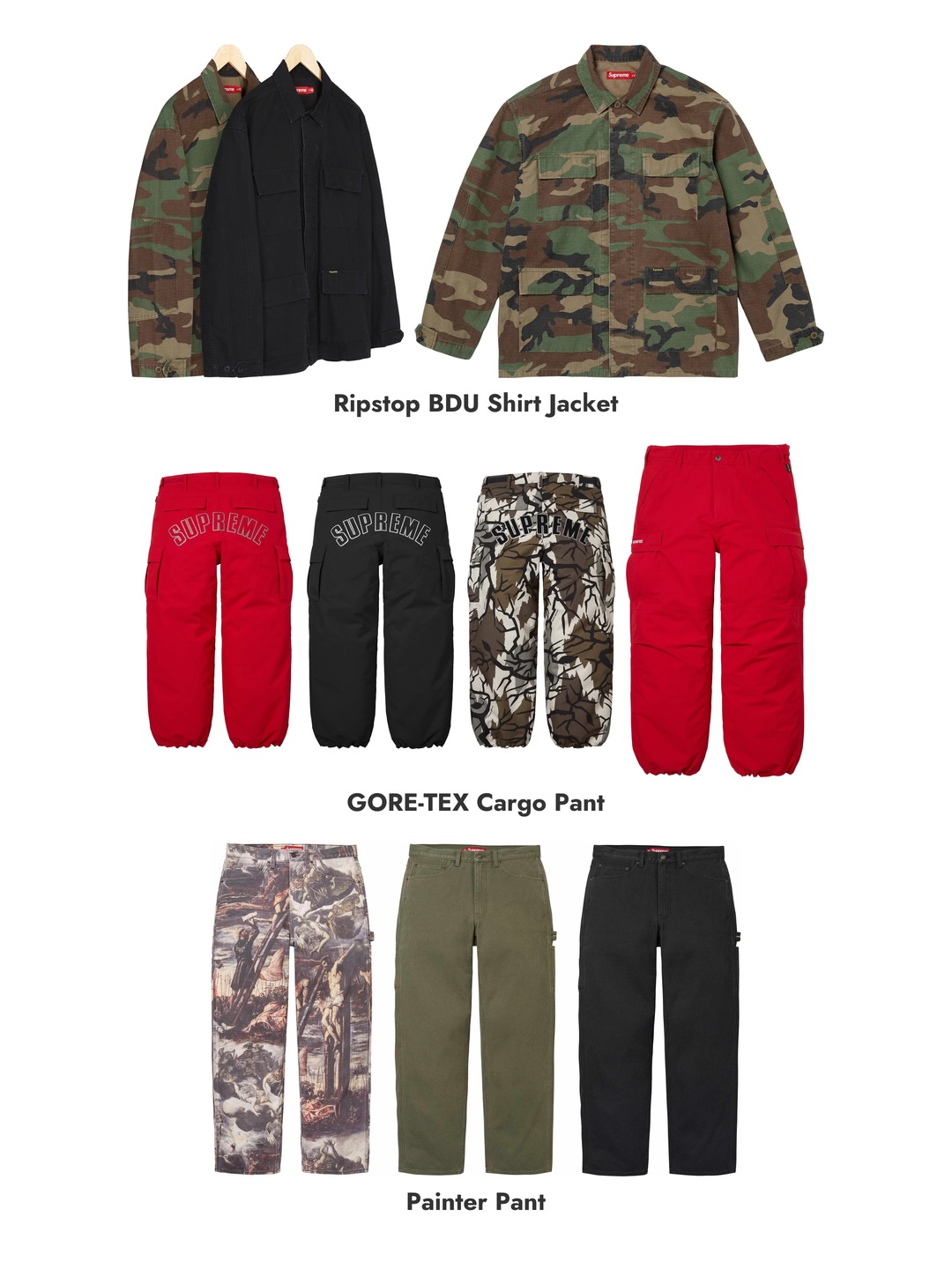【SUPREME 2026 FW – シュプリーム 2026年 秋冬】国内 10/17 発売予定 – week 9に「Martine Rose」コラボアイテムなどが登場予定