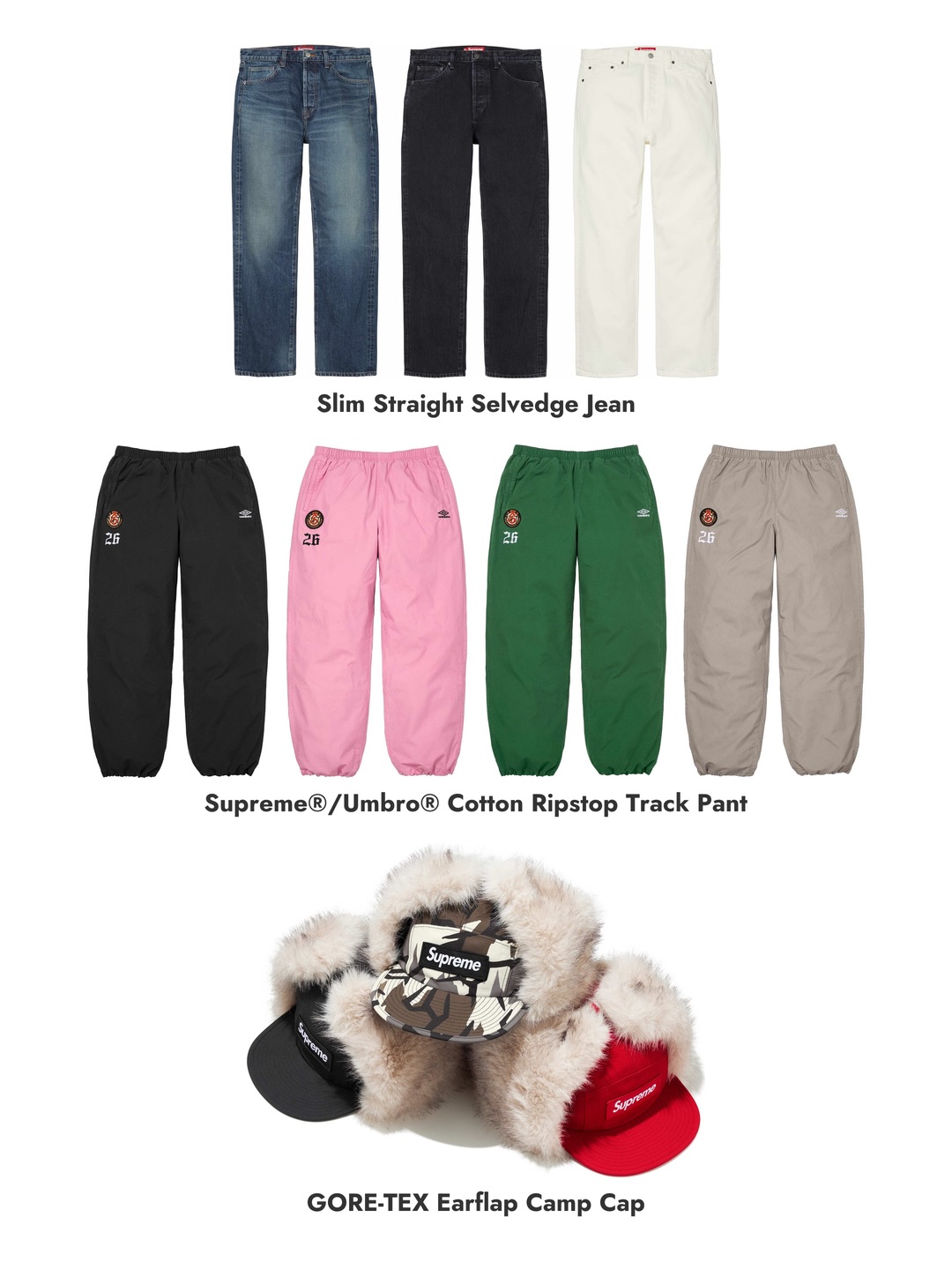 【SUPREME 2026 FW – シュプリーム 2026年 秋冬】国内 10/17 発売予定 – week 9に「Martine Rose」コラボアイテムなどが登場予定