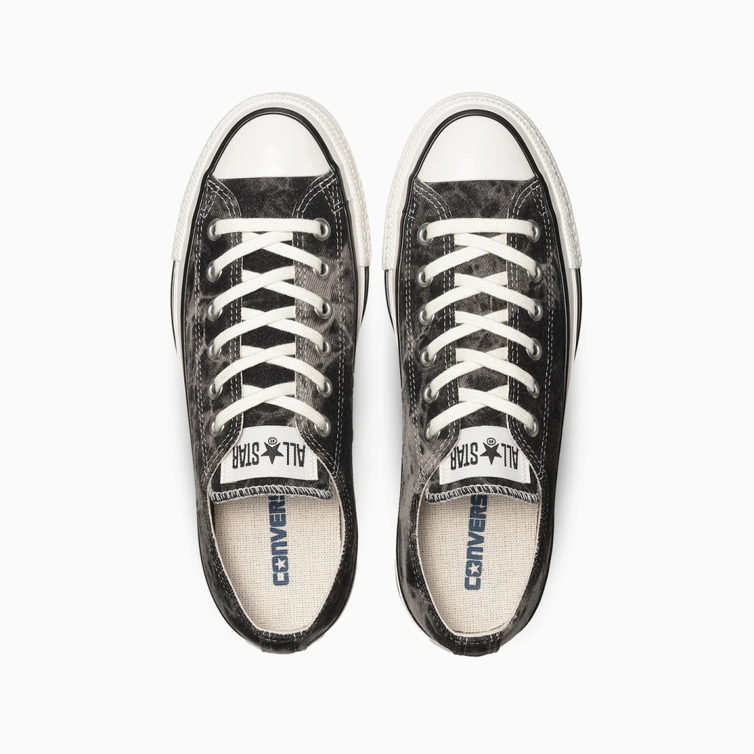 【2026年 8/21 発売】CONVERSE ALL STAR AGED BLEACHDENIM OX/HI “Smoky Gray/Black” (コンバース オールスター エイジド ブリーチデニム) [31318750/31318560]