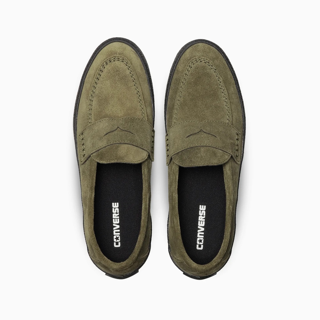 【2026年 8/14 発売】ローファーをスケート仕様にアップデートした CONVERSE CS LOAFER II SK “Olive/Chocolate” (コンバース スケートボーディング ローファー) [33703110/33703111]