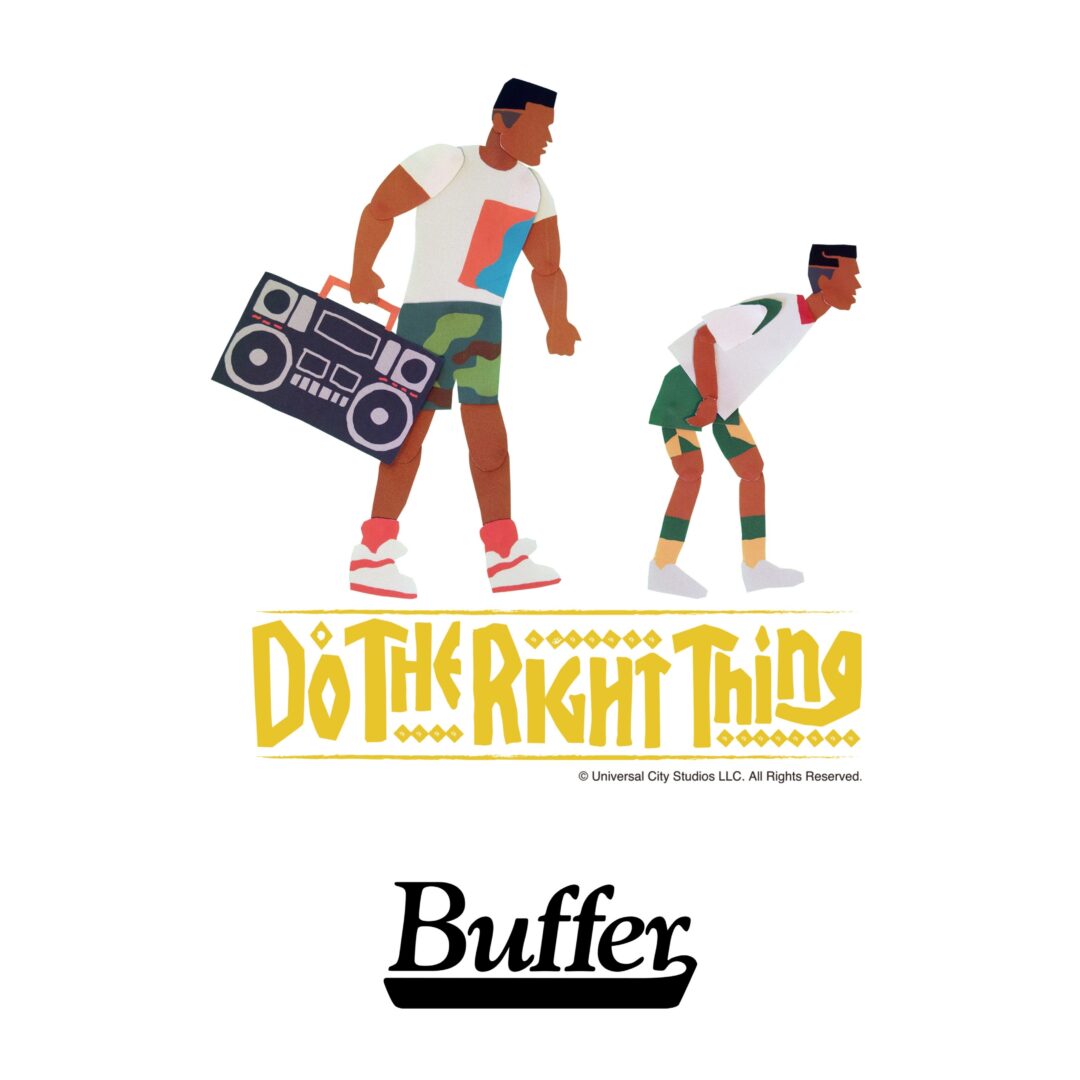スパイク・リー監督の代表作 DO THE RIGHT THING × Buffer Delivery 10が2026年 8/8 発売予定 (ドゥ・ザ・ライト・シング バッファ 2026年 春夏)