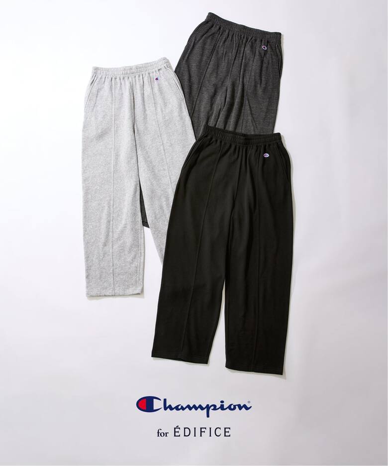 EDIFICE × Champion 2026 FW 別注 “「L.W.D.」Crew Sweat & Sweat Pants”が10月中旬 発売 (エディフィス チャンピオン)
