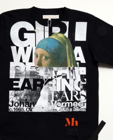 定カラーコラボTシャツを2026年 8/5 発売 (Johannes Vermeer Girl with a Pearl Earring コム デ ギャルソン 大阪)