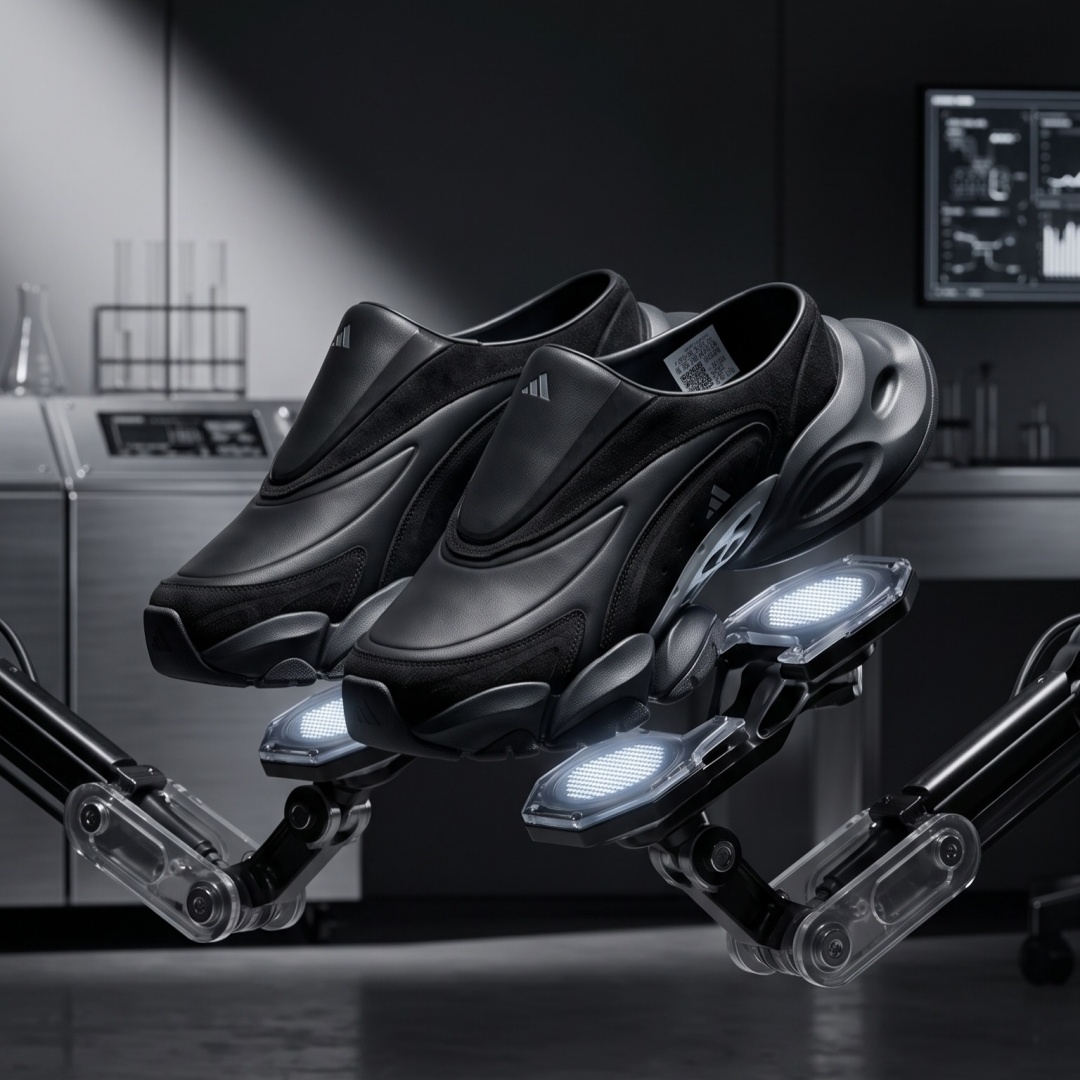 【2026年 発売】adidas Originals XLG RUNNER Mule “Black Leather” (アディダス オリジナルス ランナー ミュール “ブラックレザー”) [LC3789]
