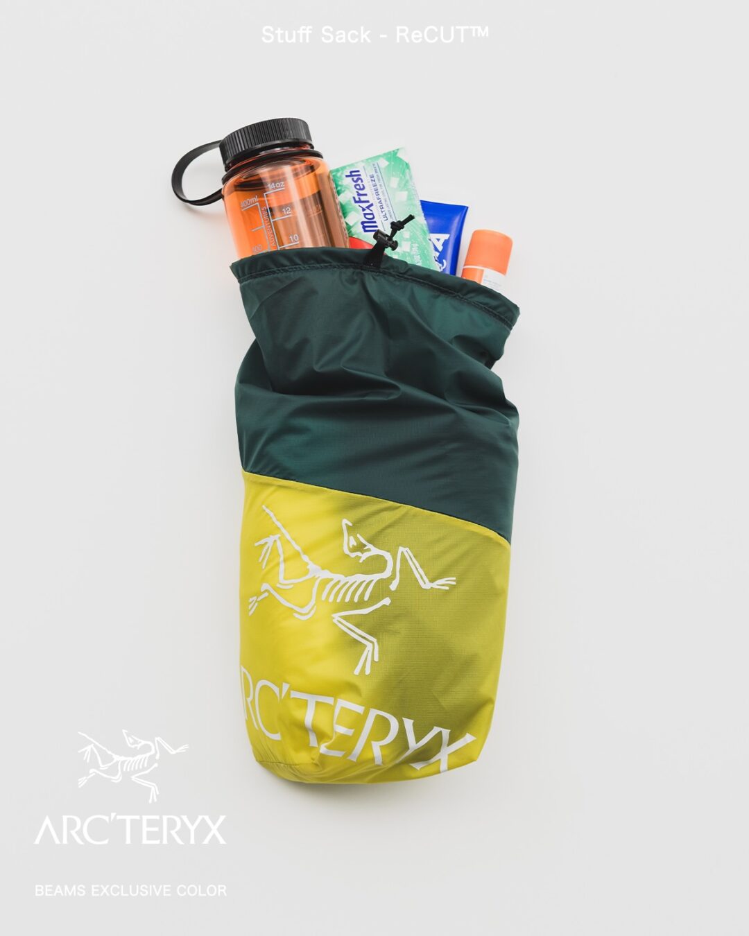 ARC’TERYX / BEAMS EXCLUSIVE “STUFF SACK-ReCUT”が2026年 8/15 発売 (アークテリクス ビームス)