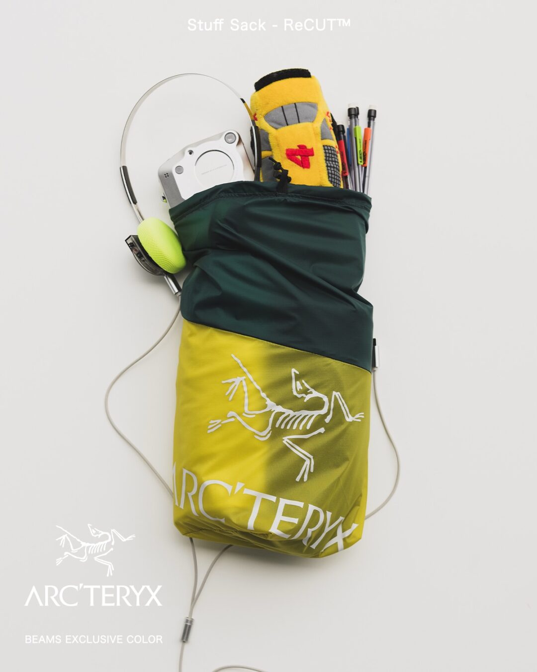 ARC’TERYX / BEAMS EXCLUSIVE “STUFF SACK-ReCUT”が2026年 8/15 発売 (アークテリクス ビームス)