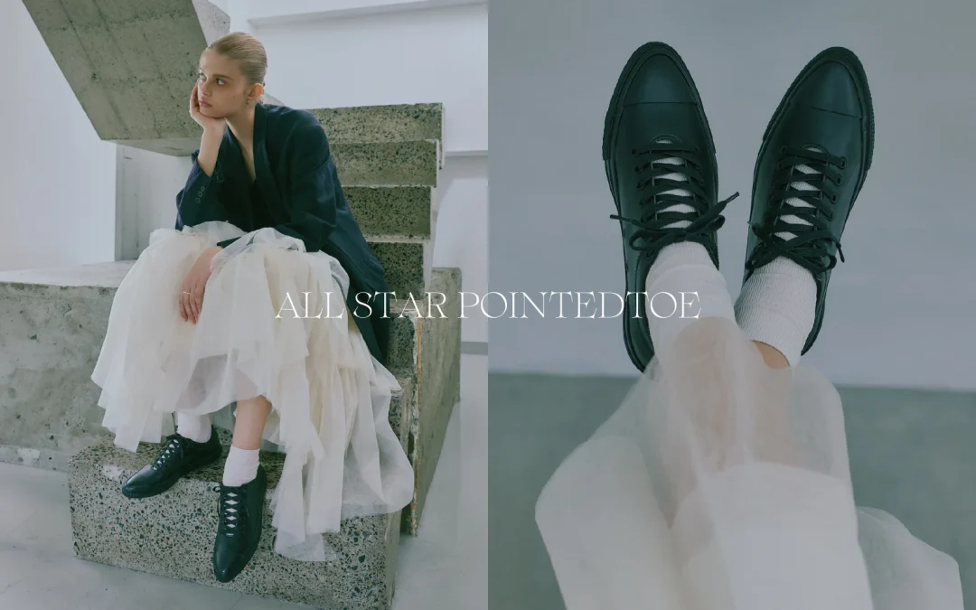 CONVERSE ALL STARをシャープに再定義した「POINTEDTOE」シリーズ「PA OX & GL OX」が2026年 8/21 発売 (コンバース オールスター ポインテッドトウ) [31318460/31318461/31318690/31318691]