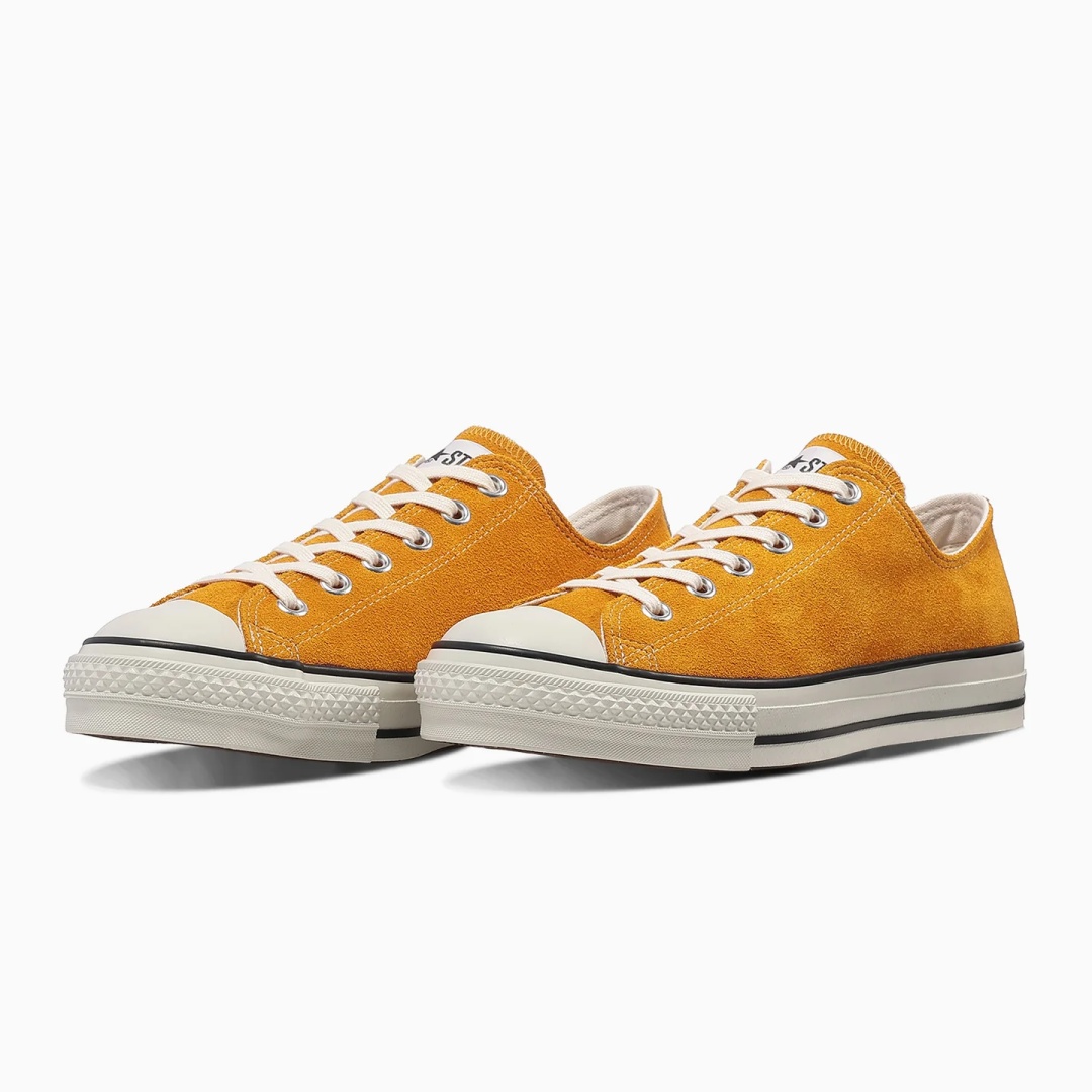 【日本製・2026年 8/20 発売】CONVERSE SUEDE ALL STAR J OX “Gold” (コンバース スエード オールスター “ゴールド”) [31317910]