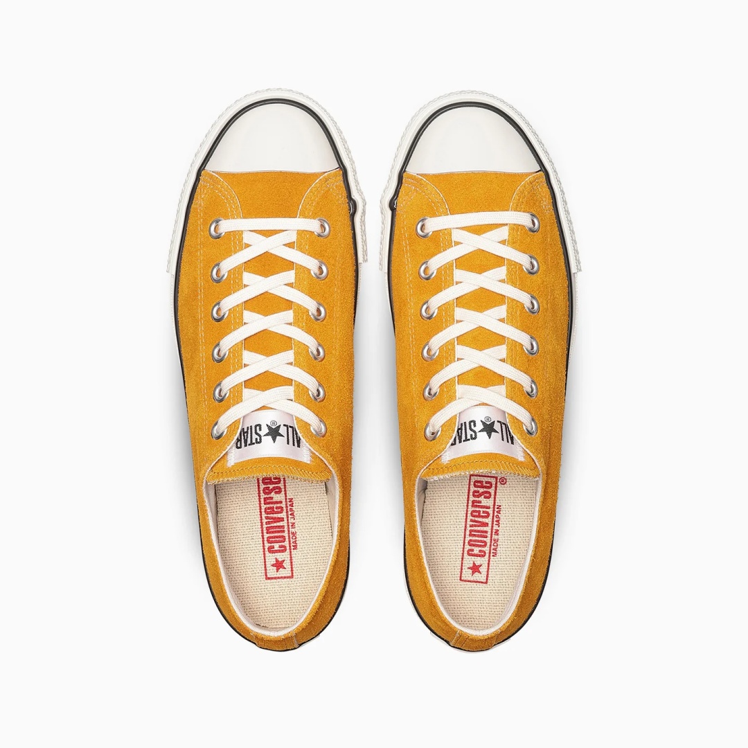 【日本製・2026年 8/20 発売】CONVERSE SUEDE ALL STAR J OX “Gold” (コンバース スエード オールスター “ゴールド”) [31317910]