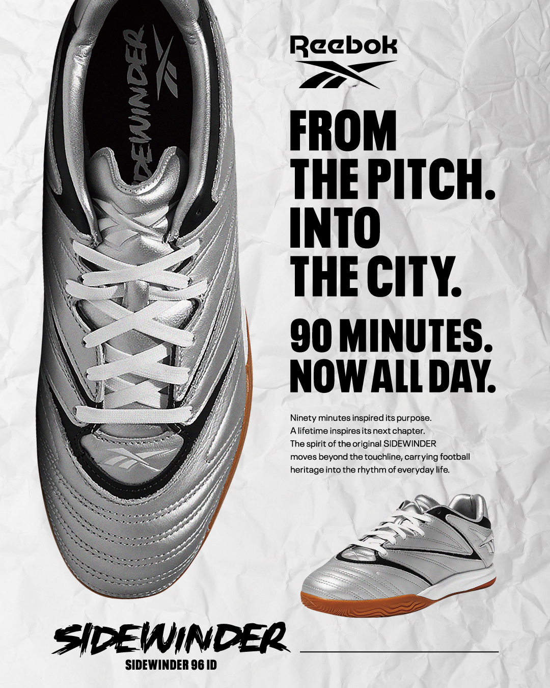 【2026年 8/14 & 8/28 発売】30年を経て現代に復刻 REEBOK SIDEWINDER 96 ID (リーボック サイドワインダー)