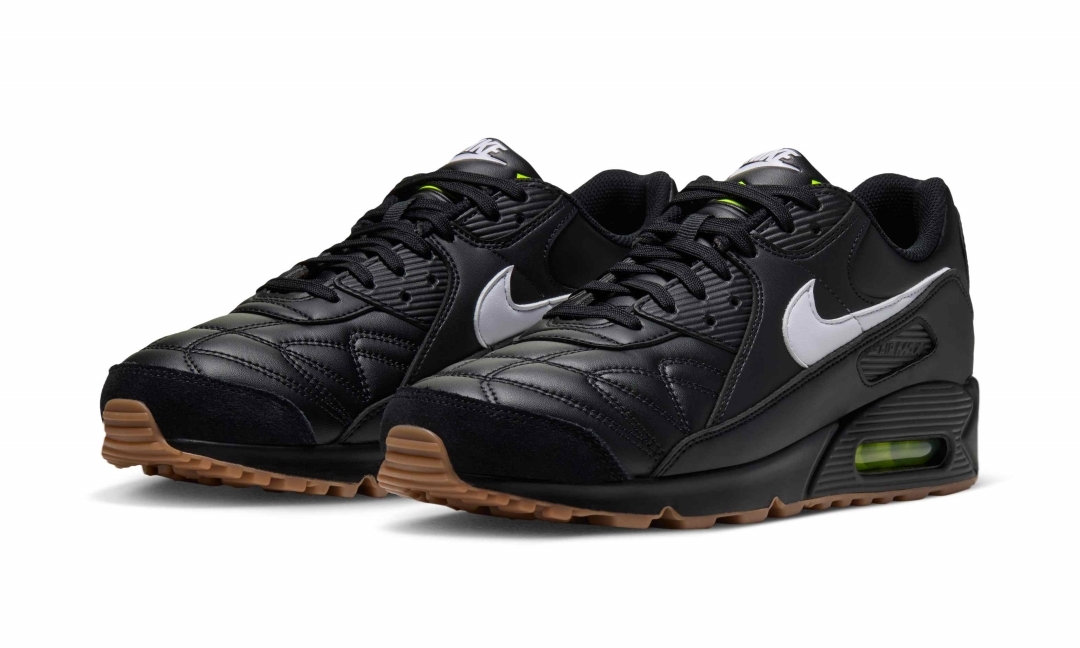 【2026年 発売予定】NIKE AIR MAX 90 PREMIUM “Black/Gum Medium Brown/Volt” (ナイキ エア マックス プレミアム “ブラック/ブラウン/ボルト”) [IQ7129-001]