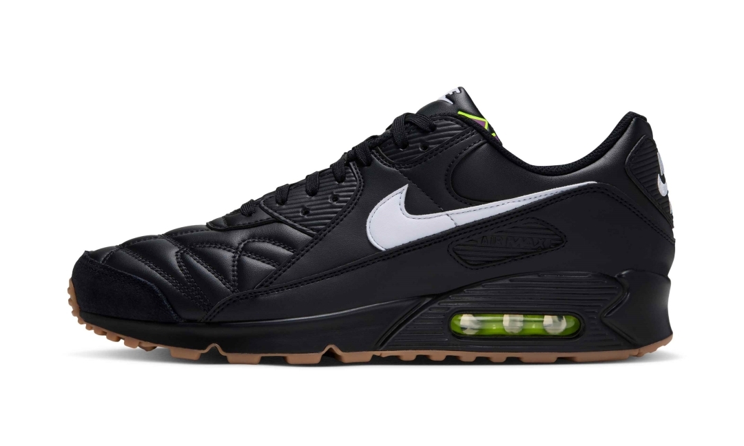 【2026年 発売予定】NIKE AIR MAX 90 PREMIUM “Black/Gum Medium Brown/Volt” (ナイキ エア マックス プレミアム “ブラック/ブラウン/ボルト”) [IQ7129-001]