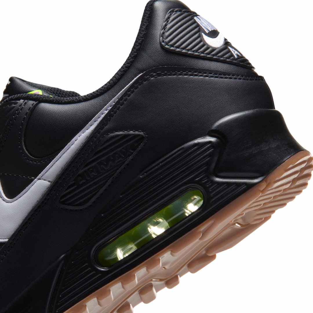 【2026年 発売予定】NIKE AIR MAX 90 PREMIUM “Black/Gum Medium Brown/Volt” (ナイキ エア マックス プレミアム “ブラック/ブラウン/ボルト”) [IQ7129-001]