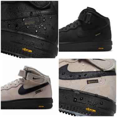 【2026年末 発売予定】Vibram x NIKE AIR FORCE 1 MID GORE-TEX "Black/Summit White" (ヴィブラム ナイキ エア フォース 1 ミッド ゴアテックス) [IO1875-001/IO1875-100]