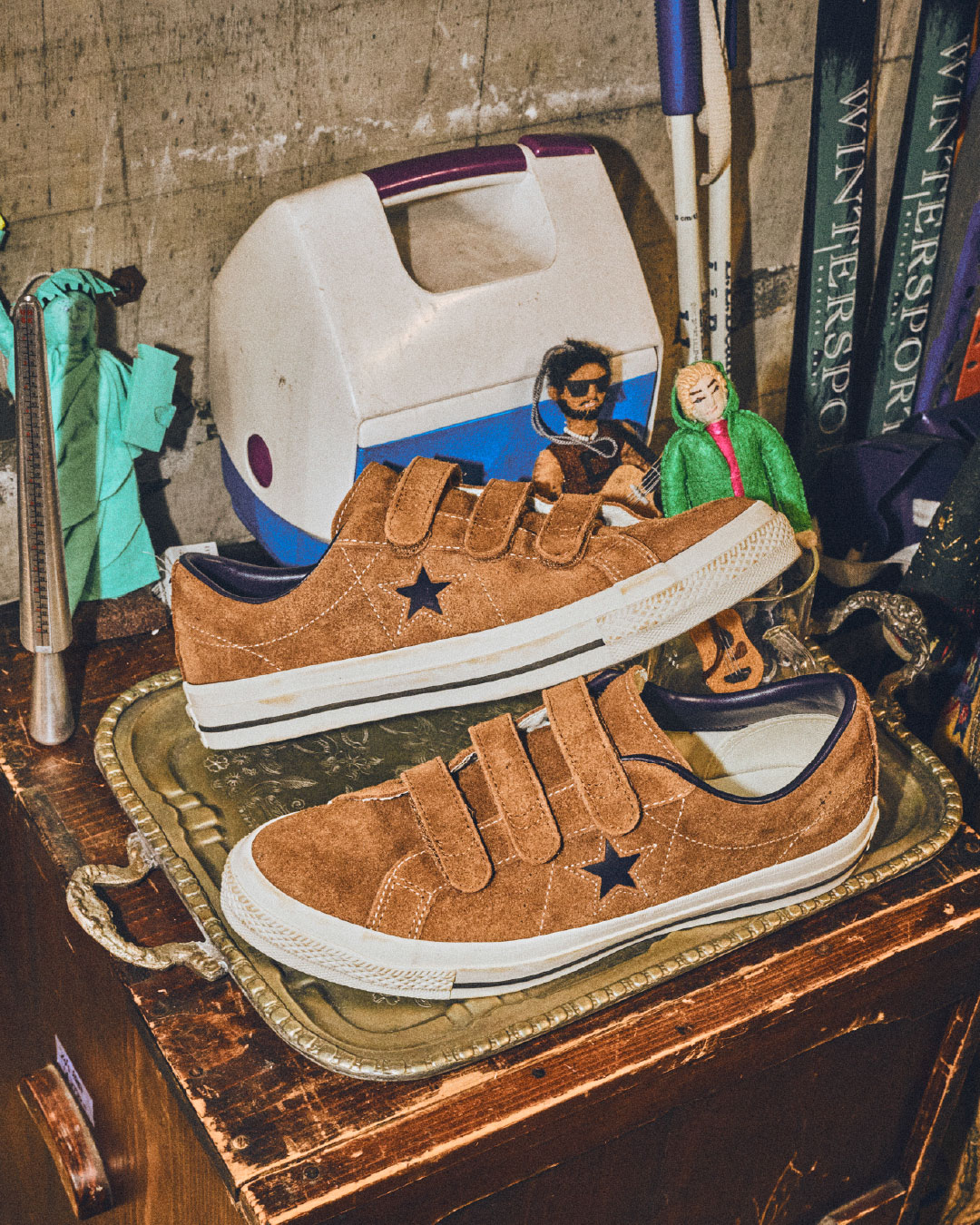 【2026年 8/14 発売】CONVERSE ONE STAR SUEDE V-3 BB “Mocha Brown/Navy” (コンバース ワンスター スエード) [33703260]