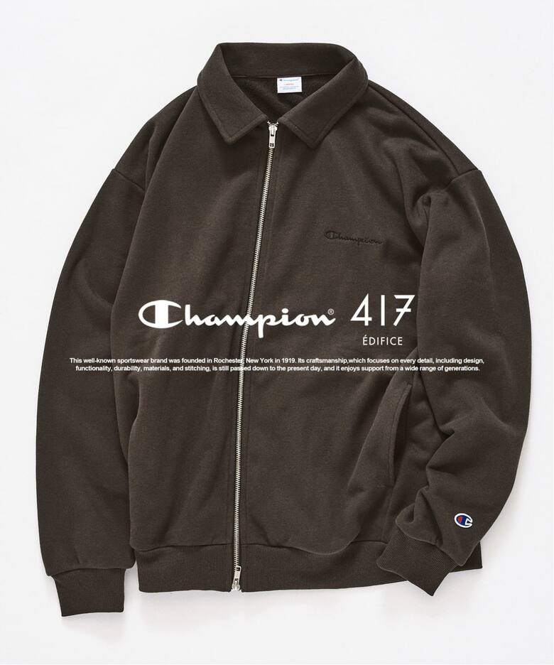 417 EDIFICE × Champion 2026 FW 別注 “ジップスウェットカーディガン & スウェットパンツ”が9月中旬 発売 (エディフィス チャンピオン)