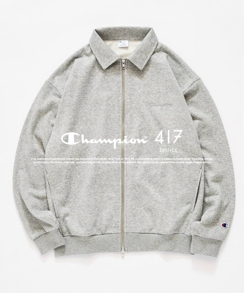417 EDIFICE × Champion 2026 FW 別注 “ジップスウェットカーディガン & スウェットパンツ”が9月中旬 発売 (エディフィス チャンピオン)
