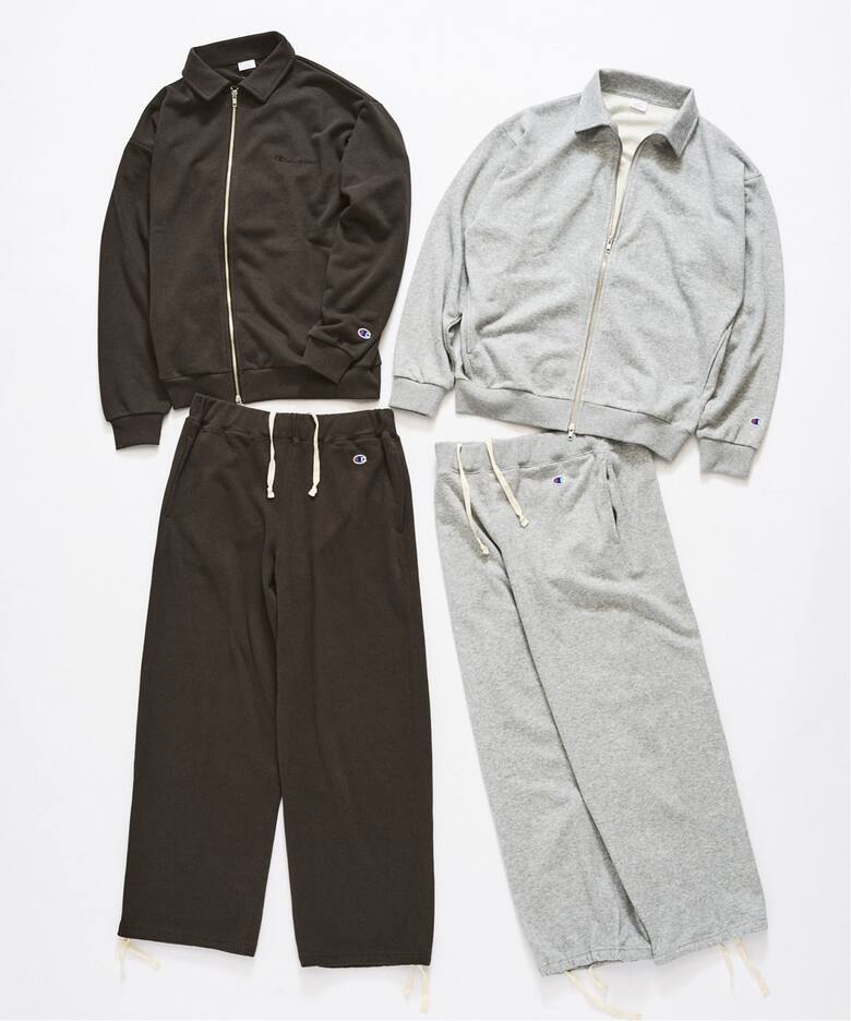 417 EDIFICE × Champion 2026 FW 別注 “ジップスウェットカーディガン & スウェットパンツ”が9月中旬 発売 (エディフィス チャンピオン)