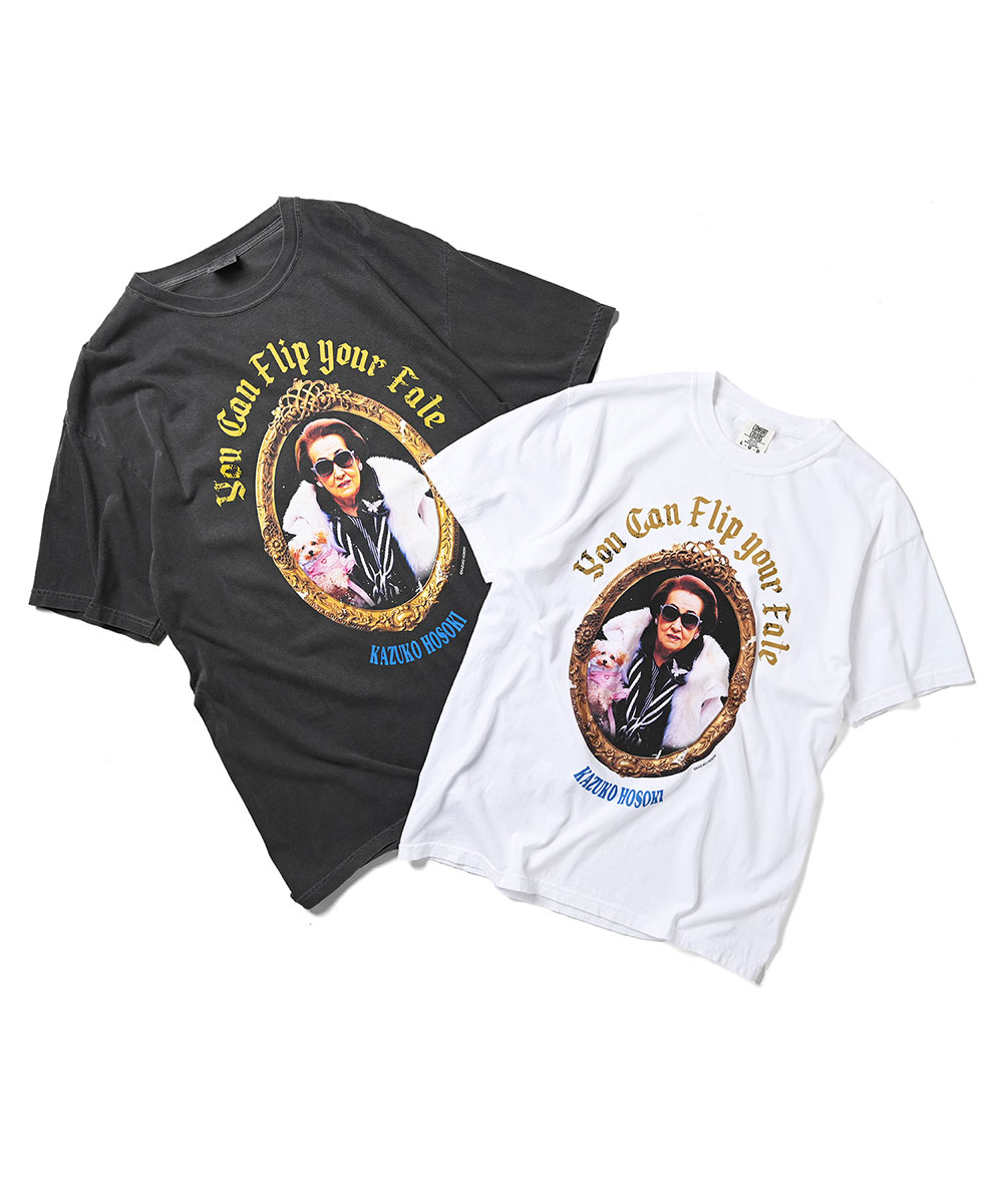 HOMEGAMEから「細木数子」をフィーチャーした「KAZUKI HOSOKI LEGENDARY RAP TEES Vol.2」が2026年 8/21 先行発売 (ホームゲーム KAZUKO HOSOKI 地獄に落ちるわよ)