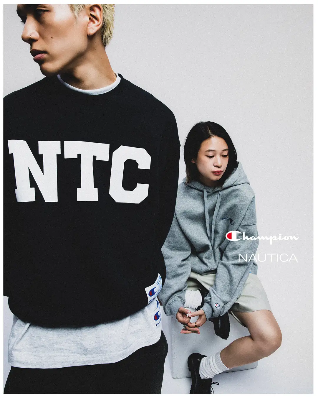 Champion × NAUTICA 2026 FW コラボレーションアイテム（champion × NAUTICA）