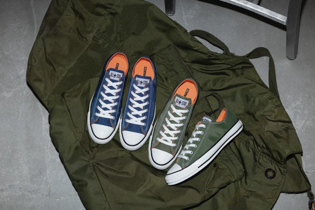 【2026年 8/7 発売】CONVERSE ALL STAR MANYLON OX “Olive/Navy” (コンバース オールスター ナイロン) [31318600/31318601]