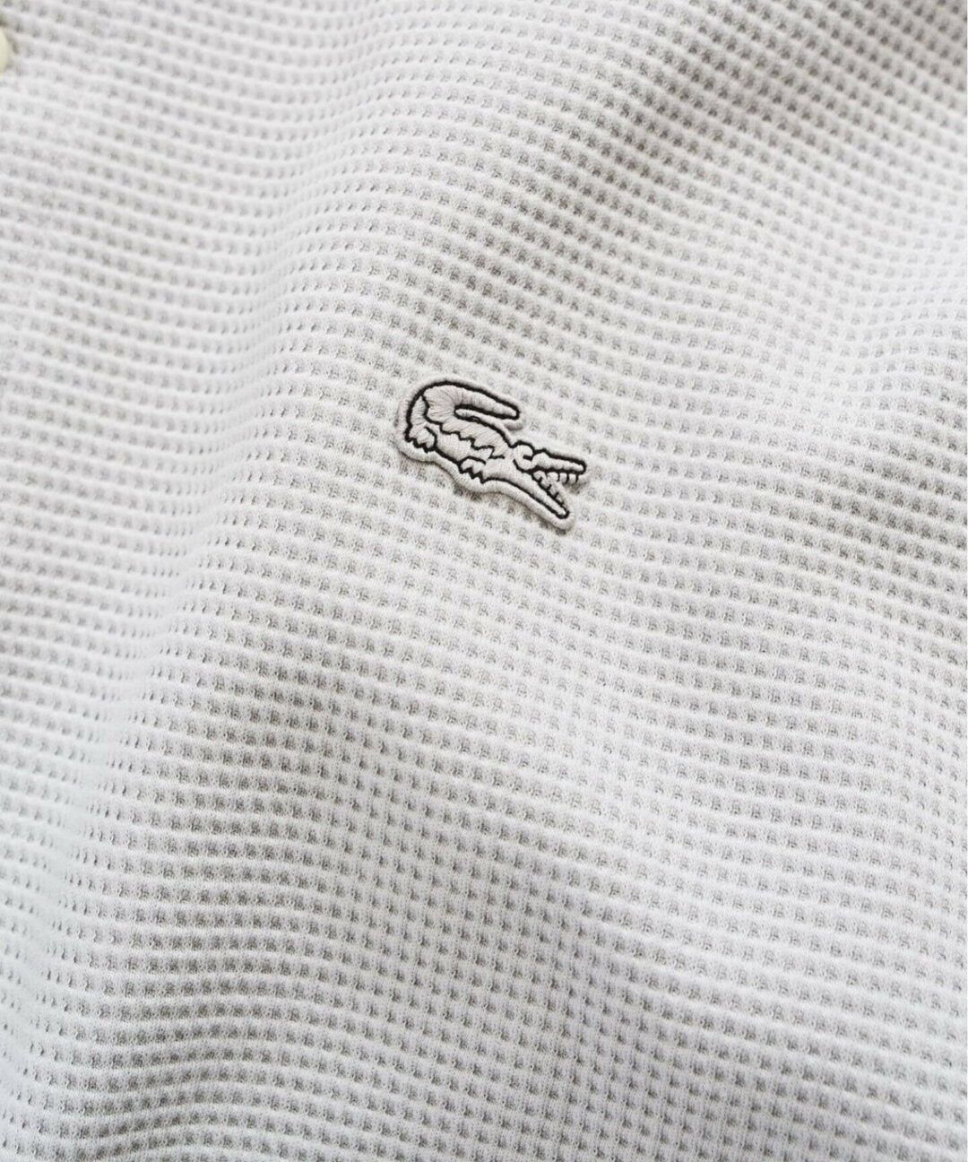 417 EDIFICE × LACOSTE 2026 FW 別注 “ヘンリーネック ワッフルTシャツ”が9月上旬 発売 (エディフィス ラコステ)