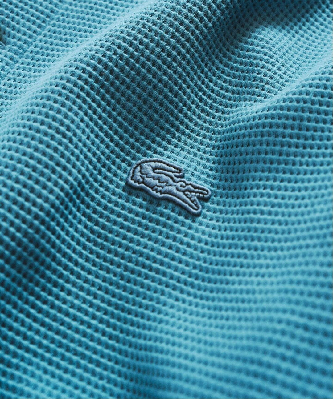417 EDIFICE × LACOSTE 2026 FW 別注 “ヘンリーネック ワッフルTシャツ”が9月上旬 発売 (エディフィス ラコステ)