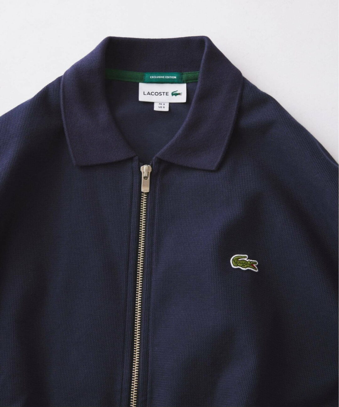 JOURNAL STANDARD relume × LACOSTE 2026 FW 別注 “ミラノリブ フルジップ カーディガン”が9月下旬 発売 (ジャーナルスタンダード ラコステ)