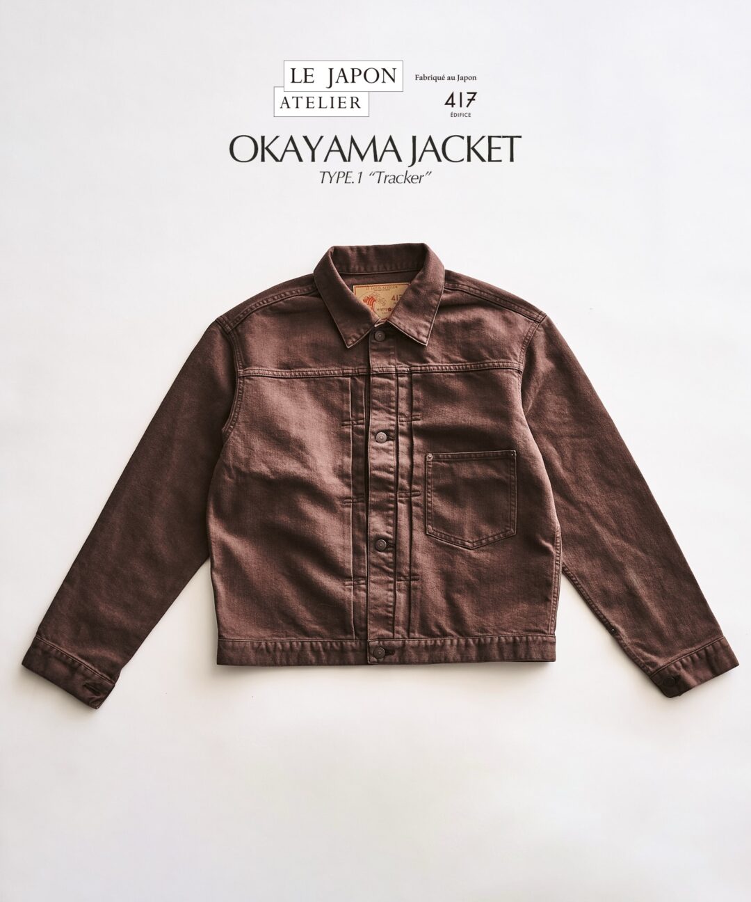 417 EDIFICE 2026 FW “LE JAPON ATELIER OKAYAMA DENIM ジャケット &パンツ”が、8月中旬 発売 (エディフィス オカヤマデニム)