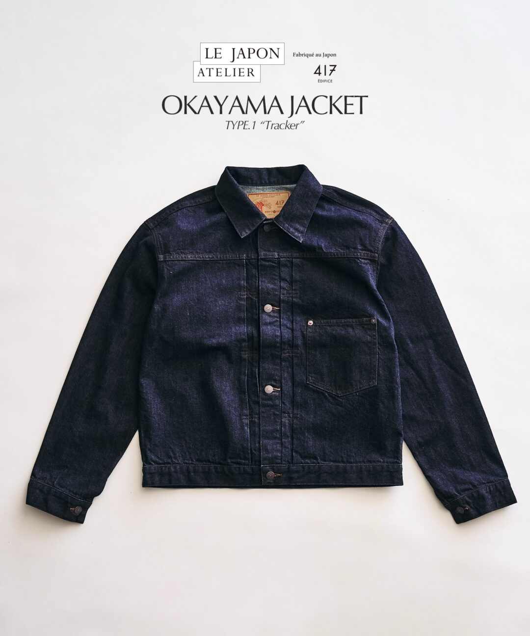 417 EDIFICE 2026 FW “LE JAPON ATELIER OKAYAMA DENIM ジャケット &パンツ”が、8月中旬 発売 (エディフィス オカヤマデニム)