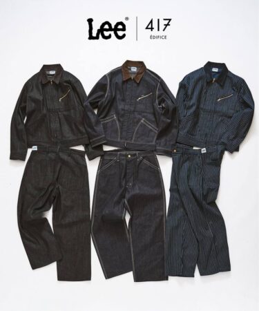 Lee × 417 EDIFICE 2026 FW 別注 “91-B ジップブルゾン & ペインターパンツ”が10月上旬 発売 (リー エディフィス)