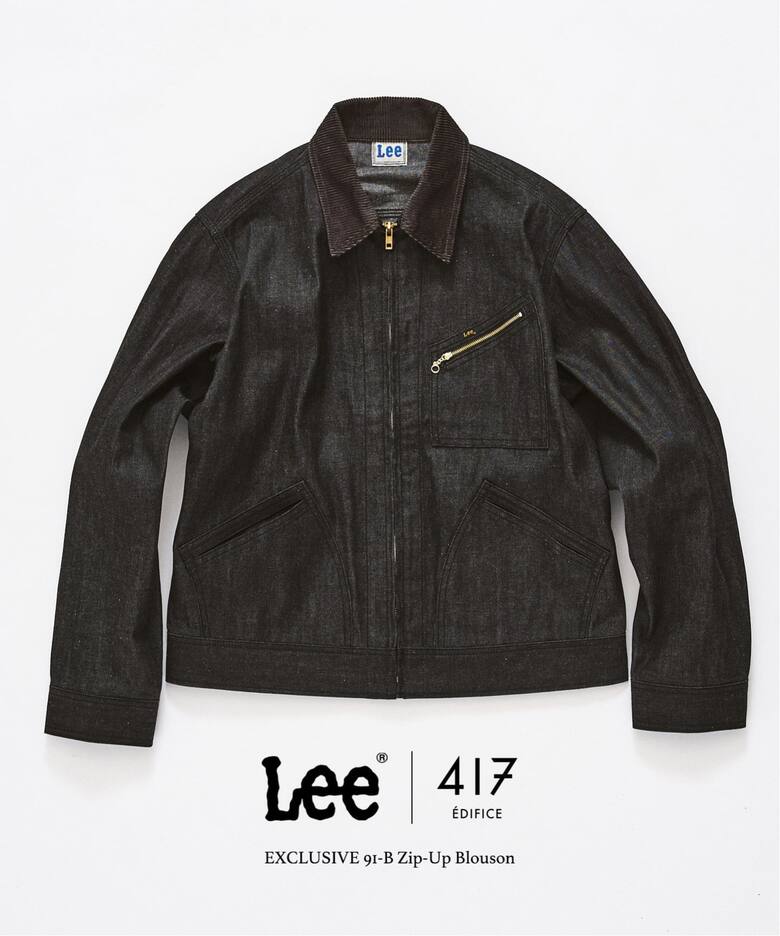 Lee × 417 EDIFICE 2026 FW 別注 “91-B ジップブルゾン & ペインターパンツ”が10月上旬 発売 (リー エディフィス)
