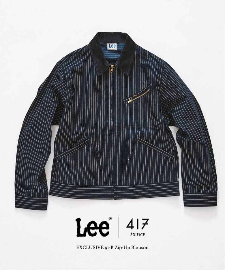 Lee × 417 EDIFICE 2026 FW 別注 “91-B ジップブルゾン & ペインターパンツ”が10月上旬 発売 (リー エディフィス)