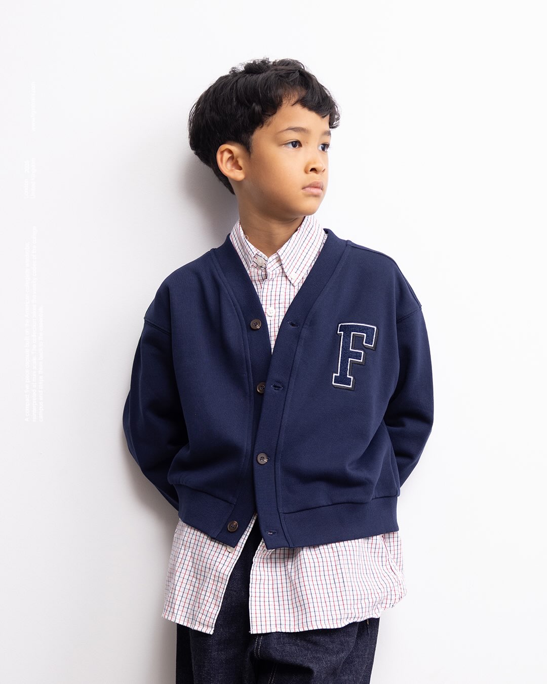 藤原ヒロシ/FRAGMENTのキッズアパレル「frgmtmini」”College Collection”が2025年 9/3 発売 (フラグメントミニ)
