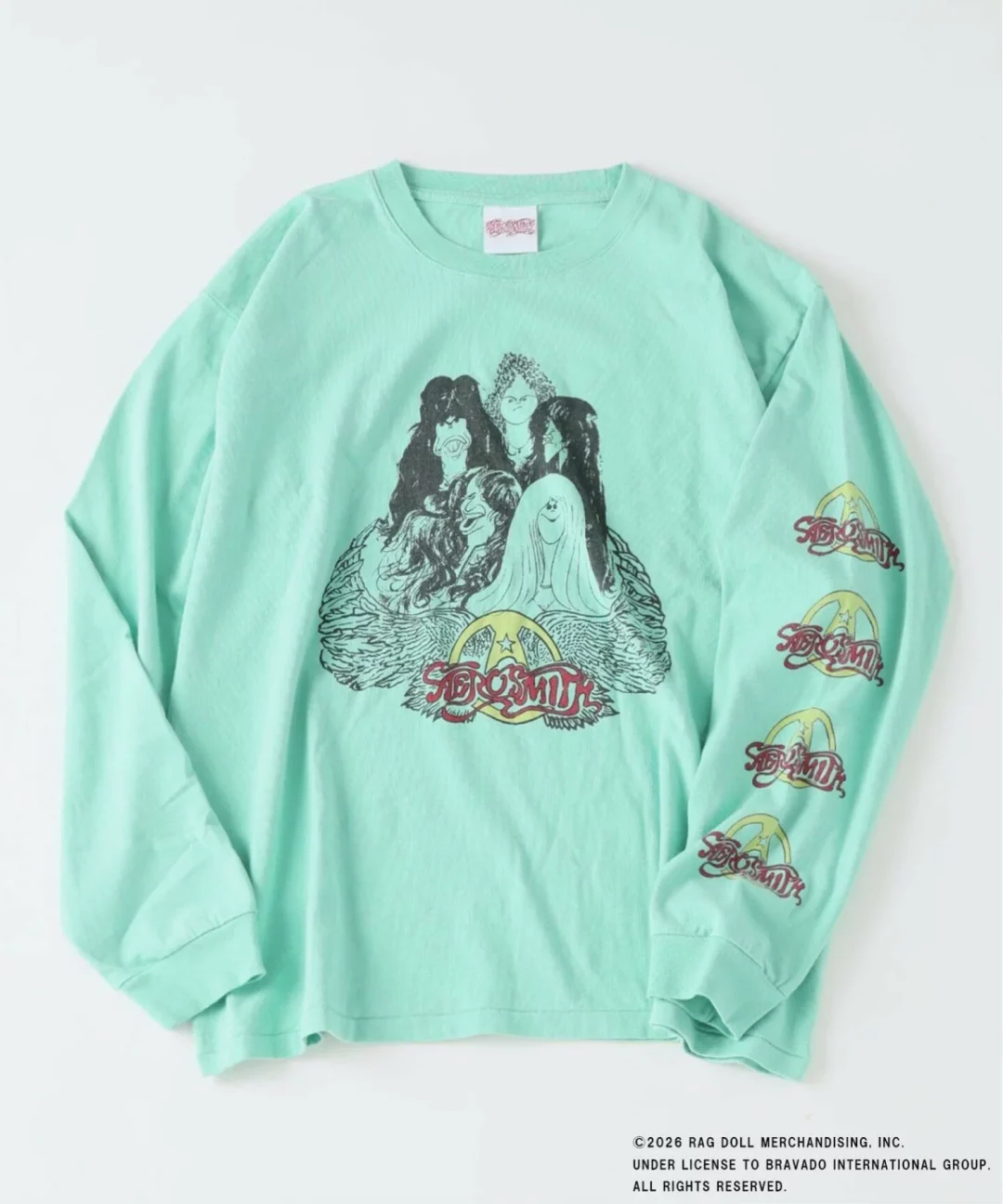 JOURNAL STANDARD relume × ロックバンド「AEROSMITH」 別注 ヴィンテージ加工 プリントロンTが9月上旬 発売 (ジャーナルスタンダード エアロスミス)