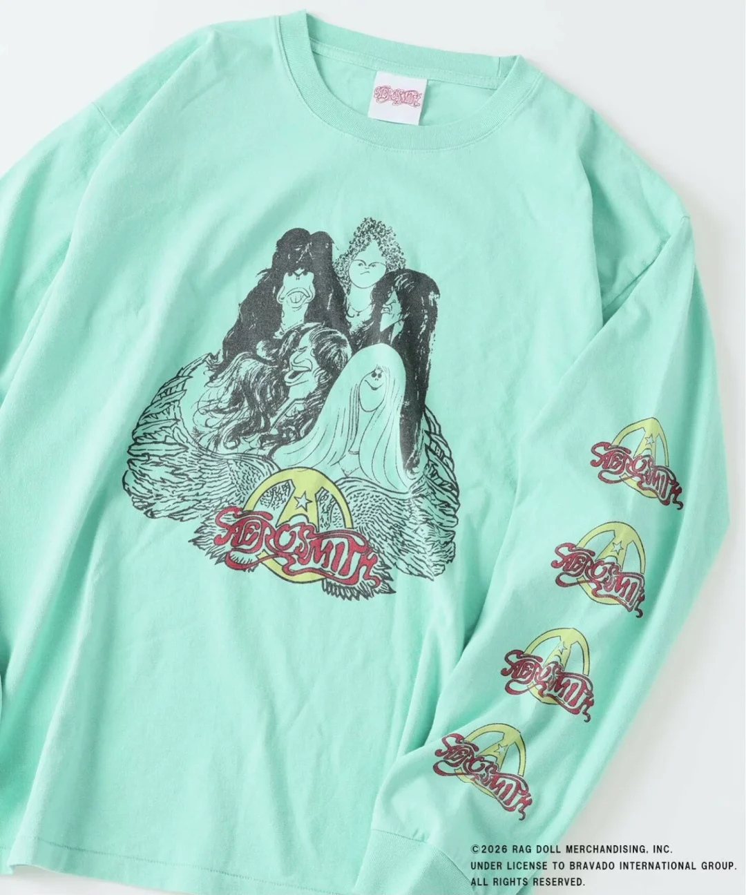 JOURNAL STANDARD relume × ロックバンド「AEROSMITH」 別注 ヴィンテージ加工 プリントロンTが9月上旬 発売 (ジャーナルスタンダード エアロスミス)