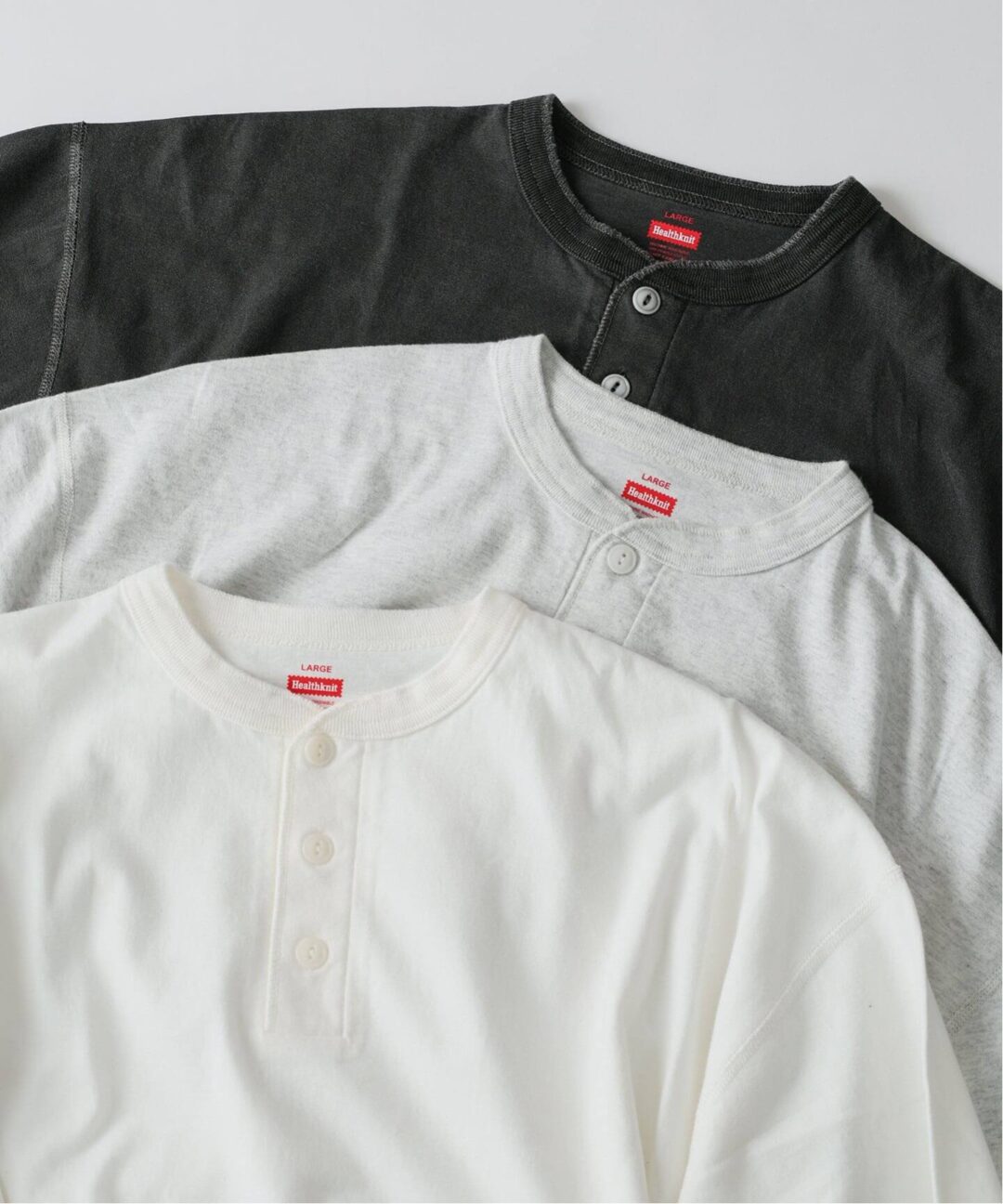 JOURNAL STANDARD relume × Healthknit 2026 FW 別注 “ヘンリーネック ロンT”が9月中旬 発売 (ジャーナルスタンダード ヘルスニット)