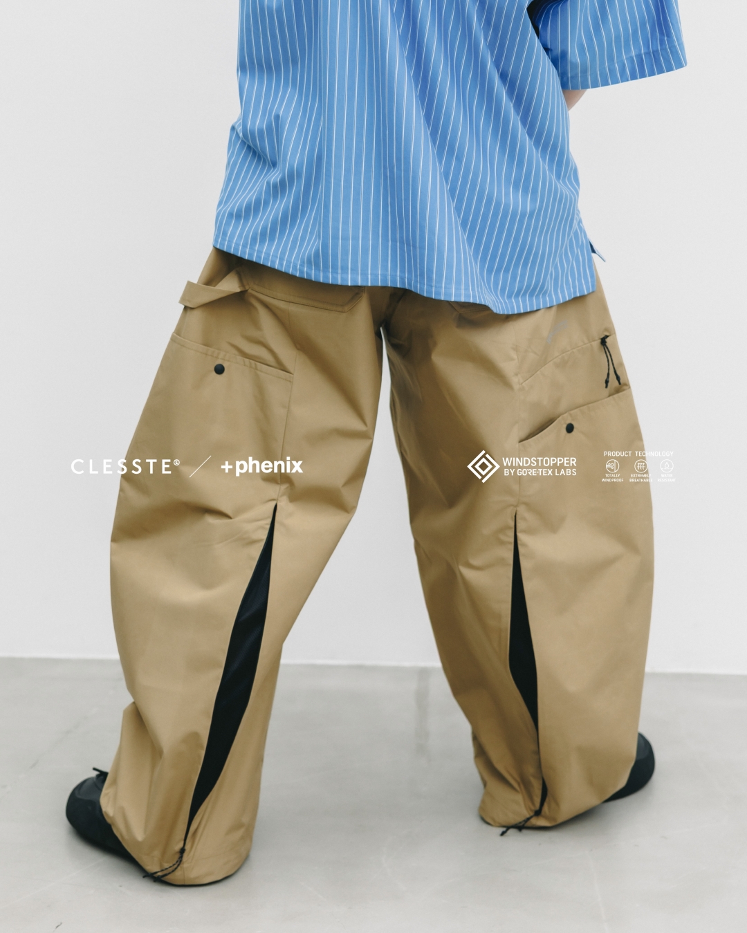 CLESSTE × Plus Phenix 2026 FALL 別注 “WINDSTOPPER by GORE-TEX LABS CITY MASSIVE UTILITY PANTS”が8/26 発売 (クレスト プラスフェニックス ゴアテックス ウィンドストッパー パンツ)