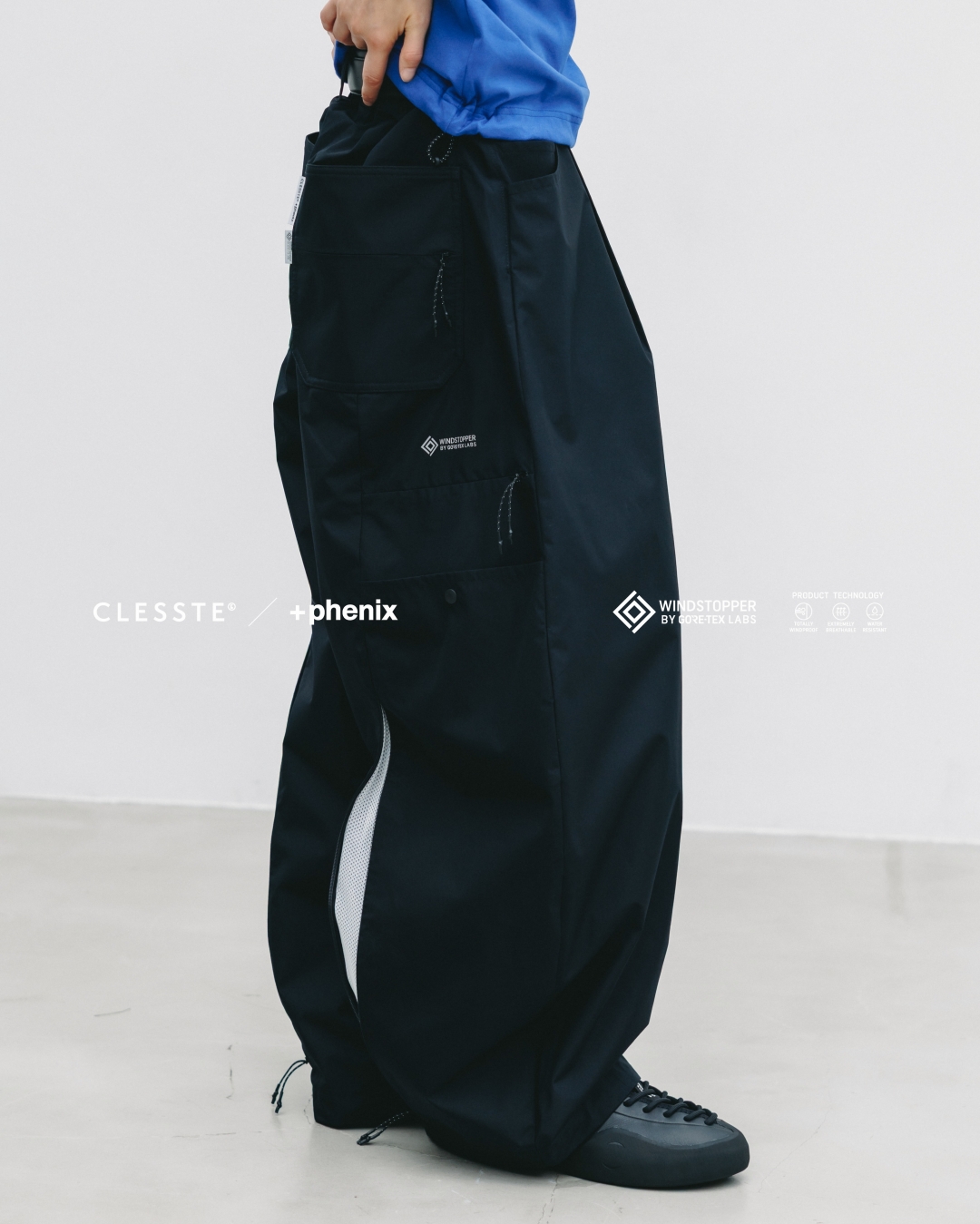 CLESSTE × Plus Phenix 2026 FALL 別注 “WINDSTOPPER by GORE-TEX LABS CITY MASSIVE UTILITY PANTS”が8/26 発売 (クレスト プラスフェニックス ゴアテックス ウィンドストッパー パンツ)