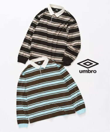 417 EDIFICE × UMBRO 2026 FW 別注 “ラグビーシャツ”が8月中旬 発売 (エディフィス アンブロ)