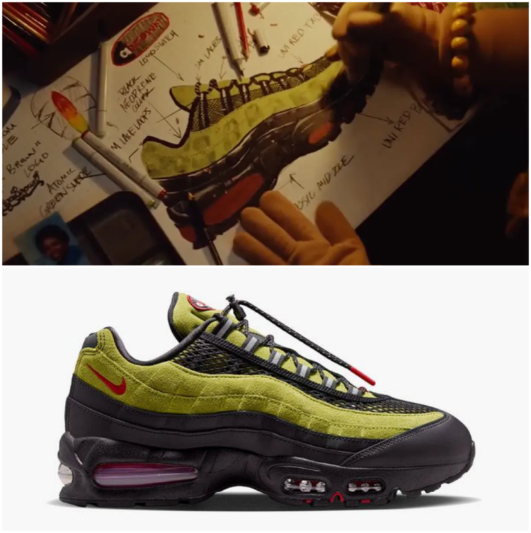 Aya Brown × Nike Air Max 95 Big Bubble "Atomic Green"（nike × Aya Brown）