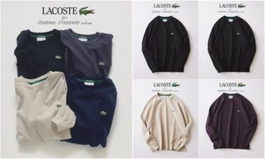 JOURNAL STANDARD × LACOSTE 2026 FW 別注 “クルーネック カットソー”が9月下旬 発売 (ジャーナルスタンダード ラコステ)