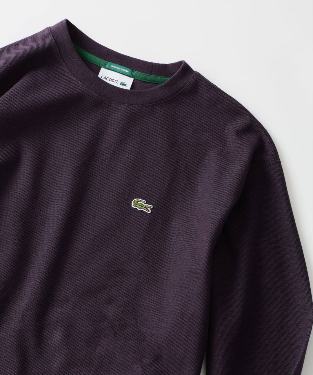 JOURNAL STANDARD × LACOSTE 2026 FW 別注 “クルーネック カットソー”が9月下旬 発売 (ジャーナルスタンダード ラコステ)