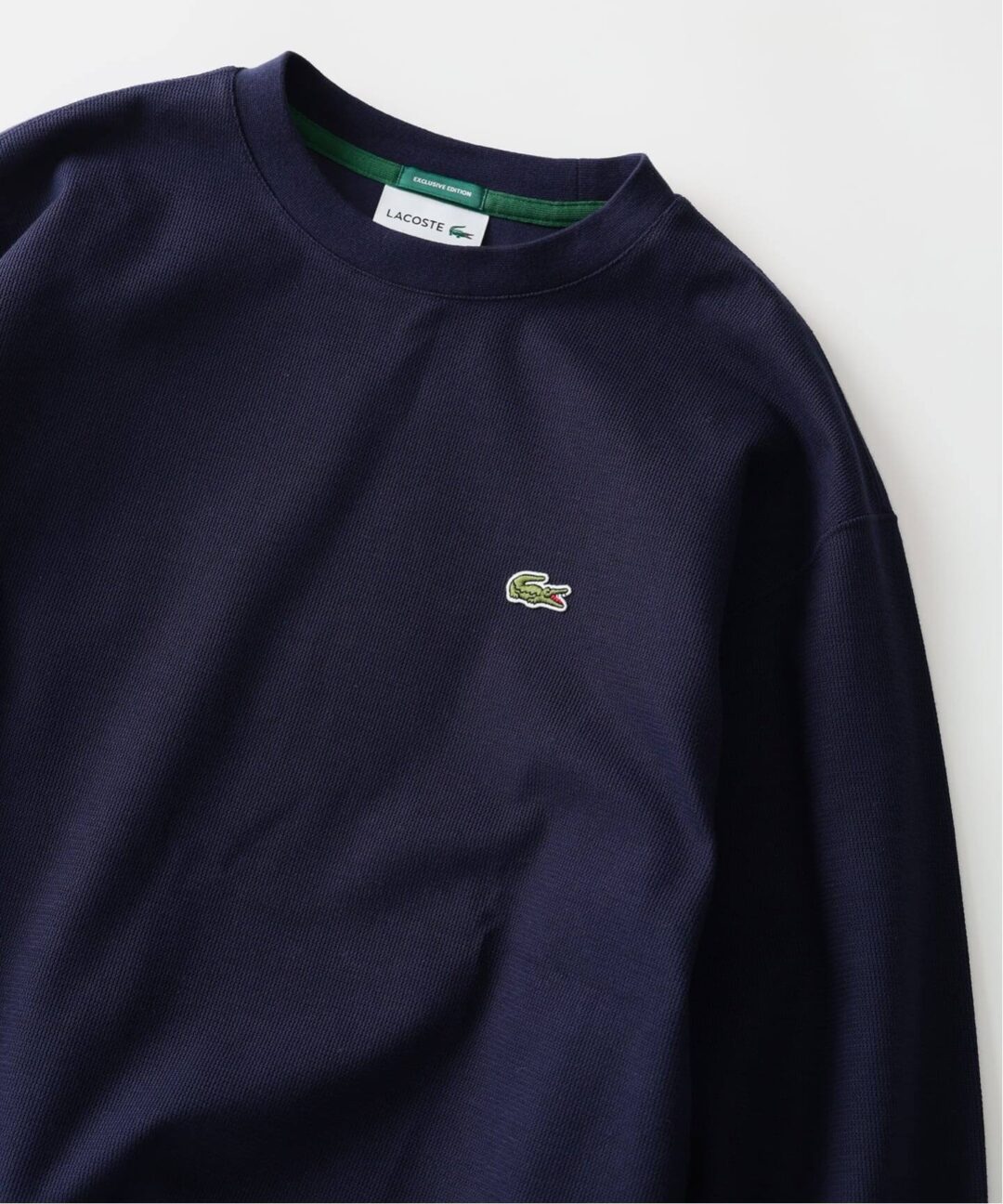JOURNAL STANDARD × LACOSTE 2026 FW 別注 “クルーネック カットソー”が9月下旬 発売 (ジャーナルスタンダード ラコステ)