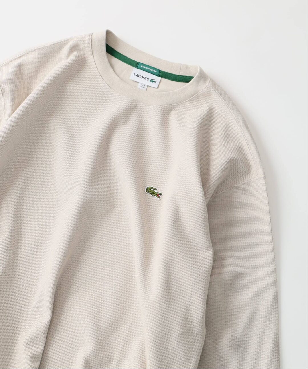 JOURNAL STANDARD × LACOSTE 2026 FW 別注 “クルーネック カットソー”が9月下旬 発売 (ジャーナルスタンダード ラコステ)