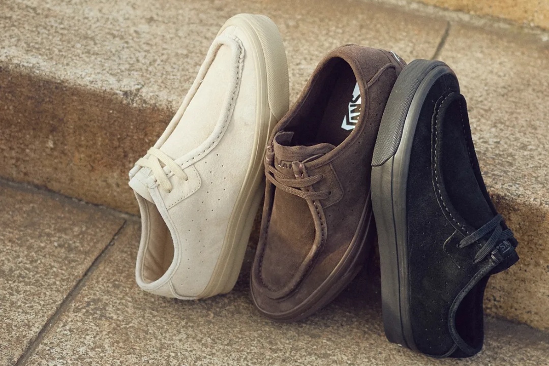 【2026年 9/1 発売】VANS PREMIUM SF MOC LOW “Black/Light Brow/Dark Brown” (バンズ プレミアム モック ロー) [VN0010W63TB/VN000Z3XDRB/VN000Z3XBKA]