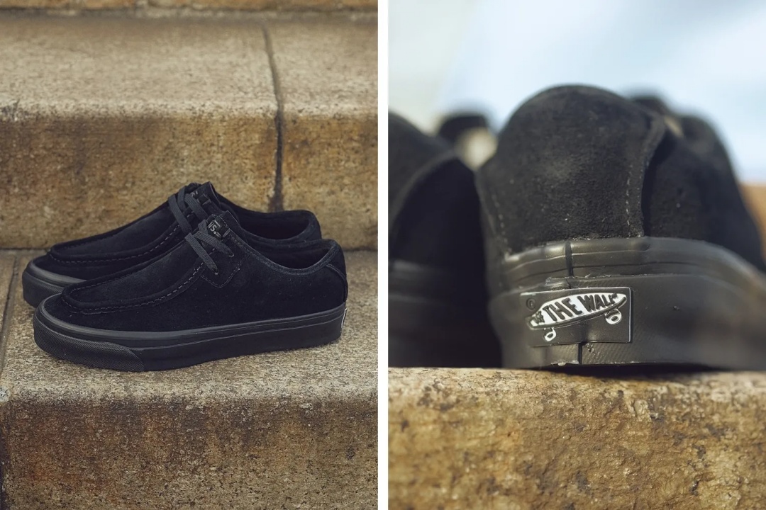 【2026年 9/1 発売】VANS PREMIUM SF MOC LOW “Black/Light Brow/Dark Brown” (バンズ プレミアム モック ロー) [VN0010W63TB/VN000Z3XDRB/VN000Z3XBKA]