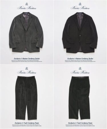 JOURNAL STANDARD × Brooks Brothers 2026 FW 別注 “コーデュロイ ジャケット & 2タック コーデュロイ パンツ”が9月中旬 発売 (ジャーナルスタンダード ブルックス ブラザーズ)