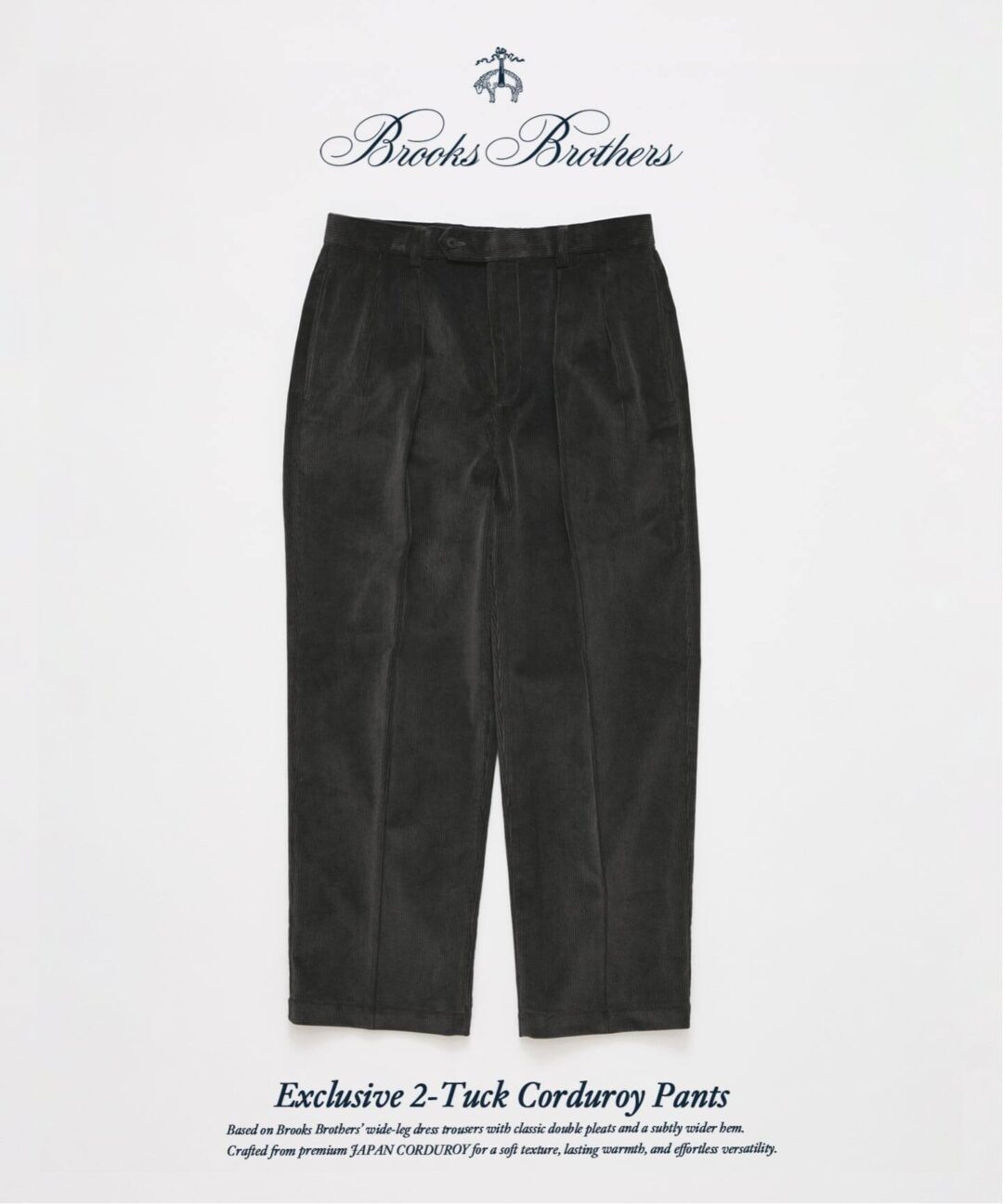 JOURNAL STANDARD × Brooks Brothers 2026 FW 別注 “コーデュロイ ジャケット & 2タック コーデュロイ パンツ”が9月中旬 発売 (ジャーナルスタンダード ブルックス ブラザーズ)